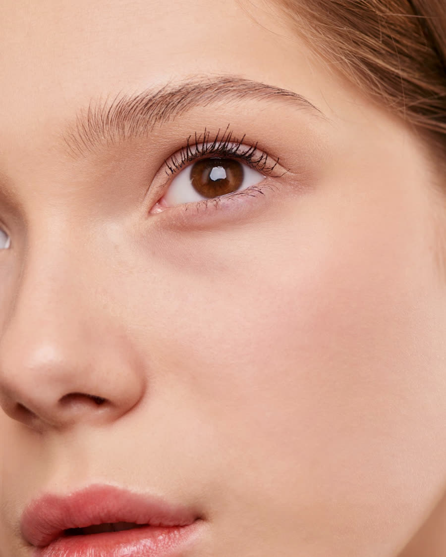 Example before photo: close view of skin before treatment, slightly warm and tired